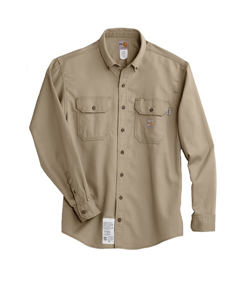 Carhartt Long Sleeve Khaki Shirt