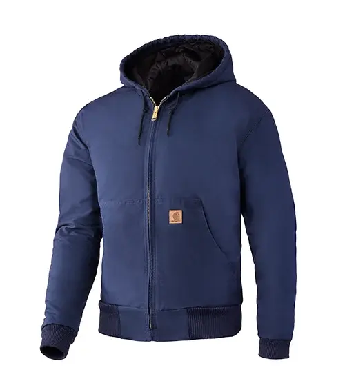 blue carhartt active jacket