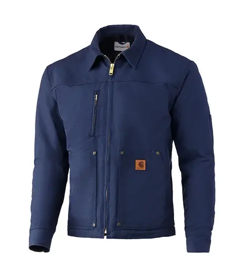 blue carhartt tradesman jacket