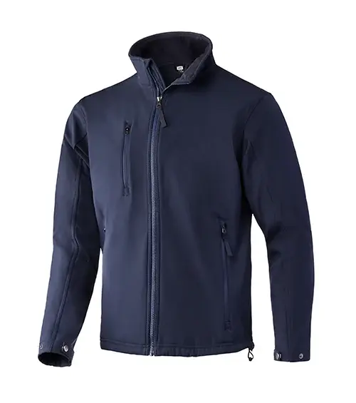 navy softshell jacket