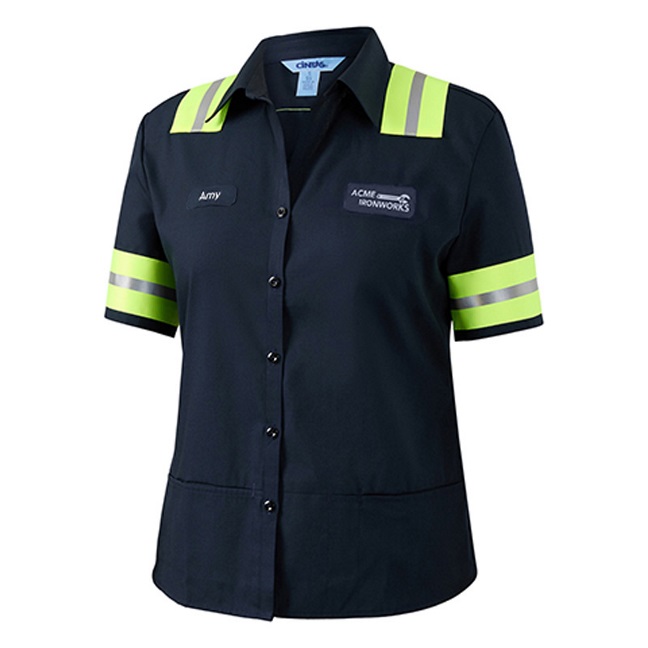 Cintas ComfortFlex Women’s E-Vis Vented Shirt | Cintas