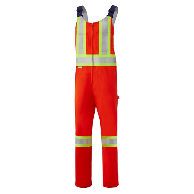 E-Vis Cotton Bib Coverall 2" Striping | Cintas